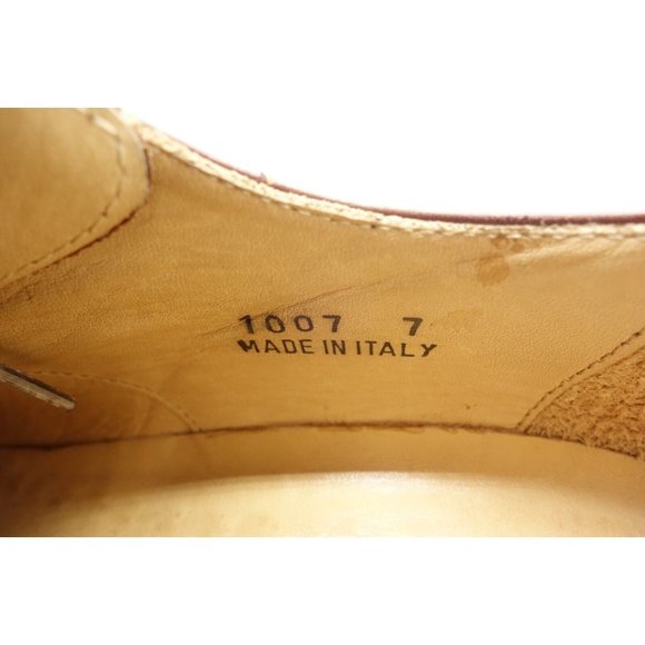 Billy Reid Brown Leather Lace Up Dress Oxfords Shoes Men\'s 7 UK / US 8 main image 7
